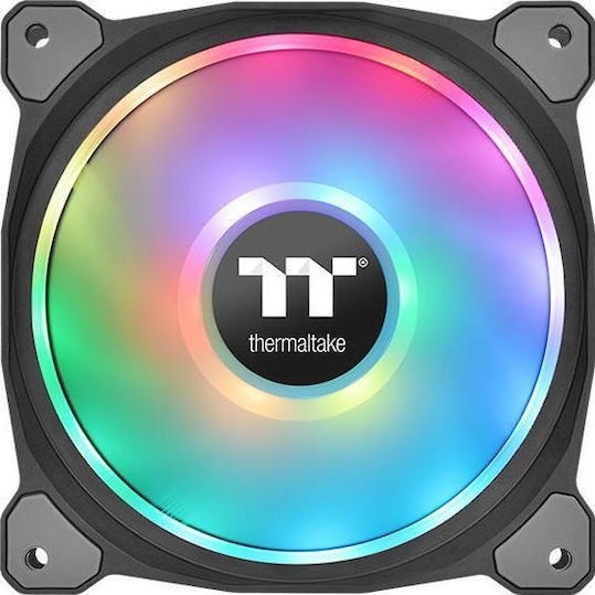 Thermaltake Riing Duo 12 RGB Radiator Fan TT Premium Case Fan 120mm με Σύνδεση 4-Pin PWM 3τμχ