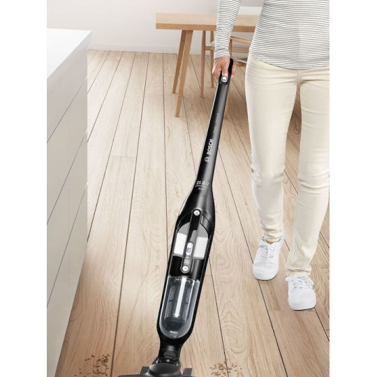 Bosch Επαναφορτιζόμενη Σκούπα 2 σε 1 Stick & Χειρός 21.6V Μαύρη BBH32101