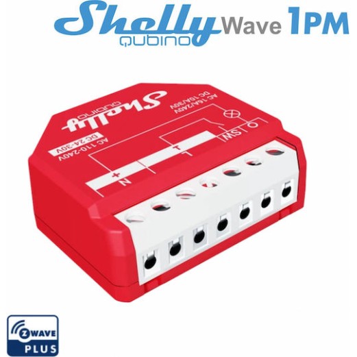 Shelly Wave 1PM Ενδιάμεσος Διακόπτης