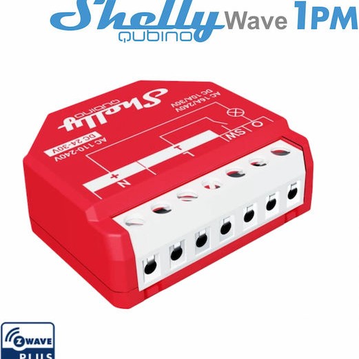 Shelly Wave 1PM Ενδιάμεσος Διακόπτης