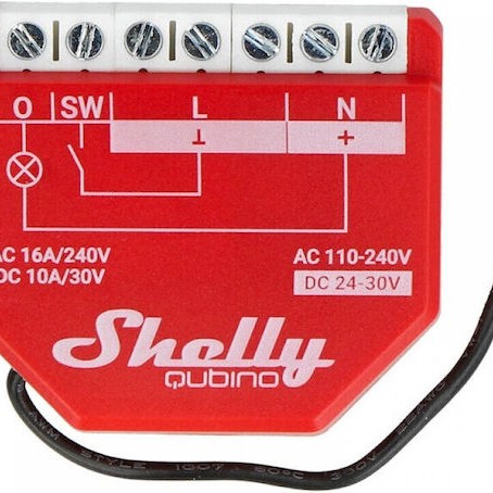 Shelly Wave 1PM Ενδιάμεσος Διακόπτης