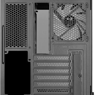 Aerocool Dryft-BK-v2 Mini Tower Κουτί Υπολογιστή με Πλαϊνό Παράθυρο και RGB Φωτισμό Μαύρο