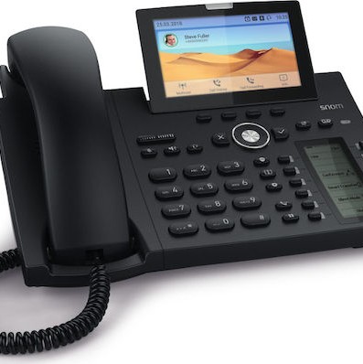 Snom D385 Ενσύρματο Τηλέφωνο IP 12 γραμμών Μαύρο