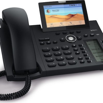 Snom D385 Ενσύρματο Τηλέφωνο IP 12 γραμμών Μαύρο