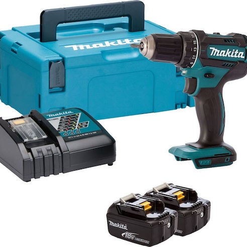 Makita Δραπανοκατσάβιδο Μπαταρίας 18V 2x3Ah