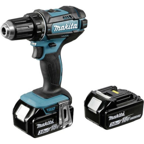 Makita Δραπανοκατσάβιδο Μπαταρίας 18V 2x3Ah