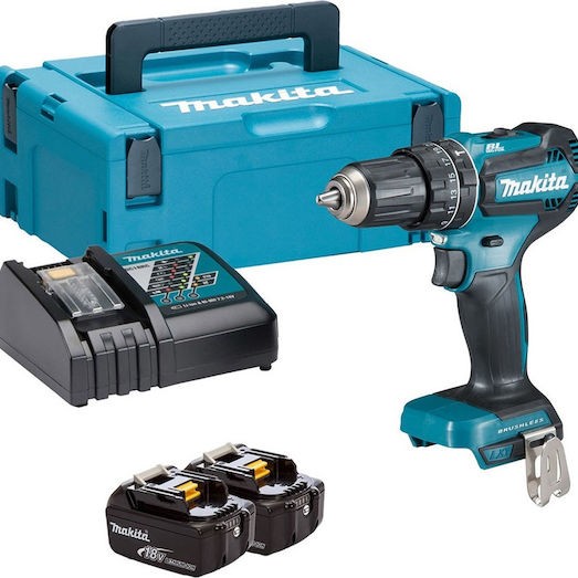 Makita Κρουστικό Δραπανοκατσάβιδο Μπαταρίας Brushless 18V 2x5Ah