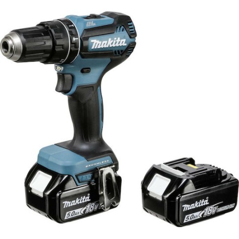 Makita Κρουστικό Δραπανοκατσάβιδο Μπαταρίας Brushless 18V 2x5Ah