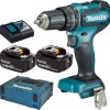 Makita Κρουστικό Δραπανοκατσάβιδο Μπαταρίας Brushless 18V 2x5Ah