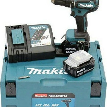 Makita Κρουστικό Δραπανοκατσάβιδο Μπαταρίας Brushless 18V 2x5Ah