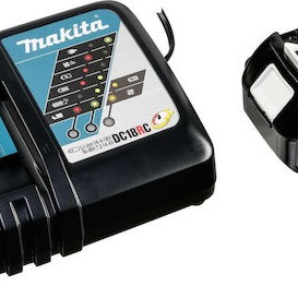 Makita Χορτοκοπτικό Μπαταρίας Ώμου / Χειρός 3.1kg 18V με 1 Μπαταρία 3Ah