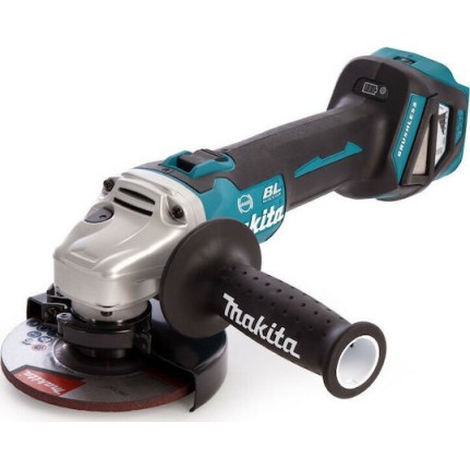 Makita Τροχός 125mm Μπαταρίας Brushless με Ρύθμιση Στροφών 18V Solo