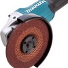 Makita Τροχός 125mm Μπαταρίας Brushless με Ρύθμιση Στροφών 18V Solo