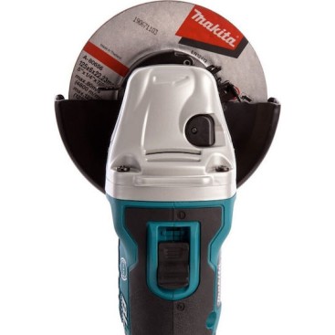 Makita Τροχός 125mm Μπαταρίας Brushless με Ρύθμιση Στροφών 18V Solo