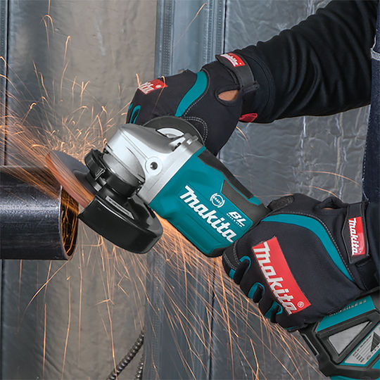 Makita Τροχός 125mm Μπαταρίας Brushless με Ρύθμιση Στροφών 18V Solo