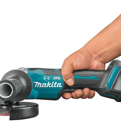 Makita Τροχός 125mm Μπαταρίας Brushless με Ρύθμιση Στροφών 18V Solo