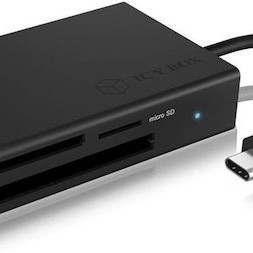 Icy Box Card Reader USB 3.0 για SD/microSD/CompactFlash