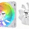 Thermaltake Swafan Ex12 TT Premium Edition Case Fan 120mm με RGB Φωτισμό και Σύνδεση 3-Pin / 4-Pin PWM 3τμχ Λευκό