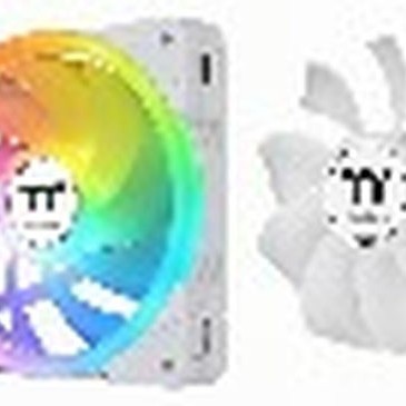 Thermaltake Swafan Ex12 TT Premium Edition Case Fan 120mm με RGB Φωτισμό και Σύνδεση 3-Pin / 4-Pin PWM 3τμχ Λευκό
