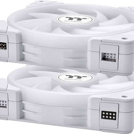 Thermaltake SWAFAN EX14 ARGB Sync White TT Premium Edition Case Fan 140mm 3τμχ Λευκό