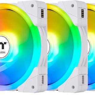 Thermaltake SWAFAN EX14 ARGB Sync White TT Premium Edition Case Fan 140mm 3τμχ Λευκό