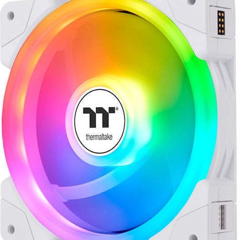 Thermaltake SWAFAN EX14 ARGB Sync White TT Premium Edition Case Fan 140mm 3τμχ Λευκό