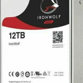 Seagate IronWolf Nas 12TB HDD Σκληρός Δίσκος 3.5