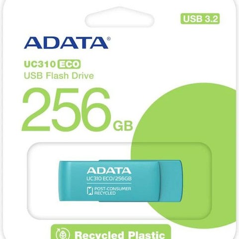 Adata UC310 256GB USB 3.2 Stick Πράσινο