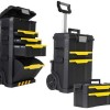 Stanley Τροχήλατος Πλαστικός Εργαλειοφόρος 3 Τμημάτων με Εργαλειοθήκη Π48.8xΒ34.8xΥ87εκ.