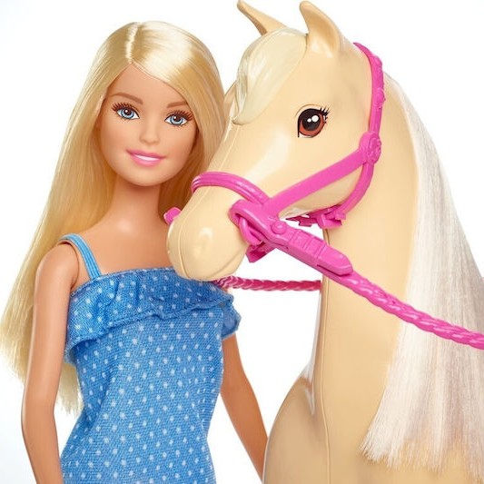 Barbie Κούκλα & Άλογο για 3+ Ετών