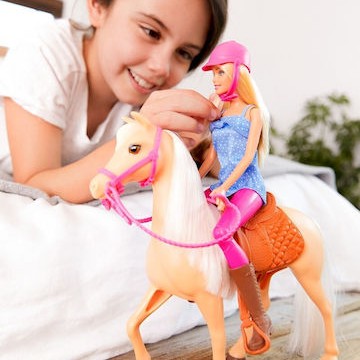 Barbie Κούκλα & Άλογο για 3+ Ετών