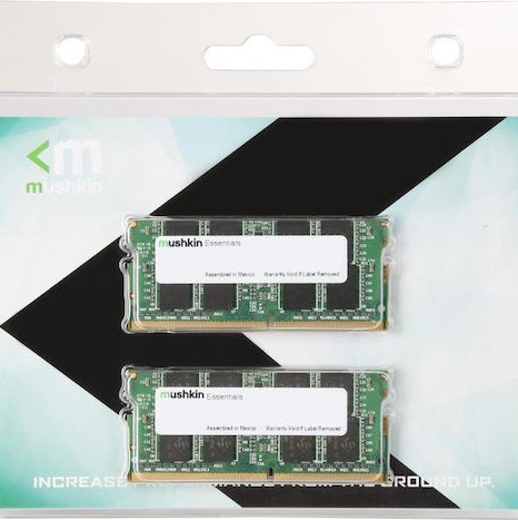 Mushkin Essentials DDR4 64GB RAM με 2x32GB Modules και Ταχύτητα 2666 για Laptop