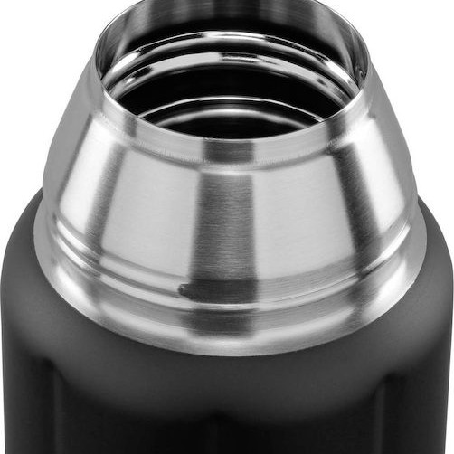 Sigg Thermo Flask Gemstone Μπουκάλι Θερμός Ανοξείδωτο BPA Free 1.1lt Μαύρο με Καπάκι-Κύπελλο