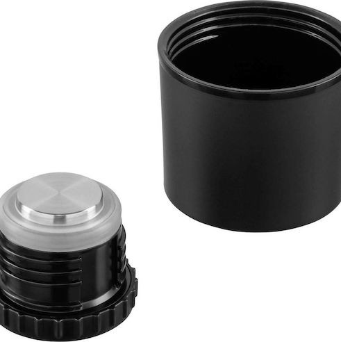 Sigg Thermo Flask Gemstone Μπουκάλι Θερμός Ανοξείδωτο BPA Free 1.1lt Μαύρο με Καπάκι-Κύπελλο