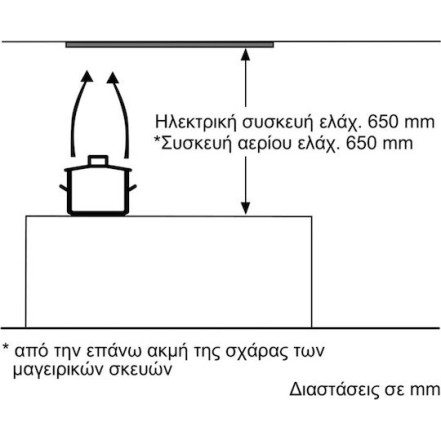 Siemens Μηχανισμός Απορρόφησης 53cm Inox