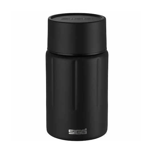 Sigg Obsidian Jar Round Δοχείο Φαγητού Inox Θερμός Μαύρο 750ml