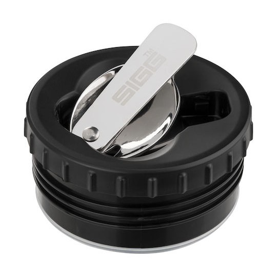 Sigg Obsidian Jar Round Δοχείο Φαγητού Inox Θερμός Μαύρο 750ml