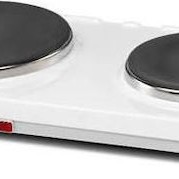 Rommelsbacher AK 3080 Επιτραπέζια Εστία Εμαγιέ Διπλή Λευκή