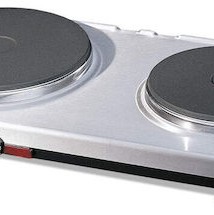 Rommelsbacher AK 3099/E Επιτραπέζια Εστία Εμαγιέ Διπλή Inox