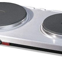 Rommelsbacher AK 3099/E Επιτραπέζια Εστία Εμαγιέ Διπλή Inox