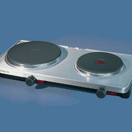 Rommelsbacher AK 3099/E Επιτραπέζια Εστία Εμαγιέ Διπλή Inox