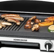 Rommelsbacher Επιτραπέζια Ηλεκτρική Ψησταριά Λείας και Αυλακωτής Πλάκας 1900W με Ρυθμιζόμενο Θερμοστάτη 50x25εκ.