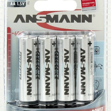 Ansmann Extreme Μπαταρίες Λιθίου AA 1.5V 4τμχ