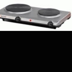 Eltac Επιτραπέζια Εστία Εμαγιέ Διπλή Inox