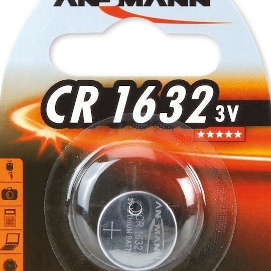 Ansmann Μπαταρία Λιθίου Ρολογιών CR1632 3V 1τμχ