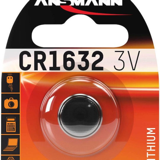 Ansmann Μπαταρία Λιθίου Ρολογιών CR1632 3V 1τμχ