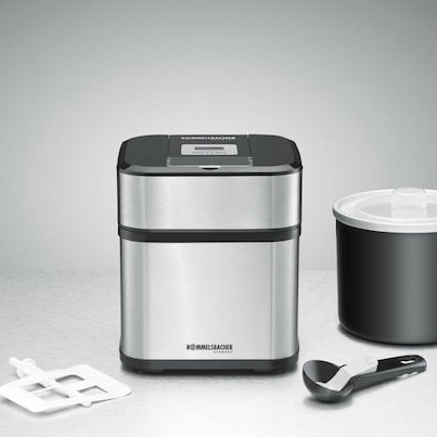 Rommelsbacher IM 12 Παγωτομηχανή 1.5lt Ασημί