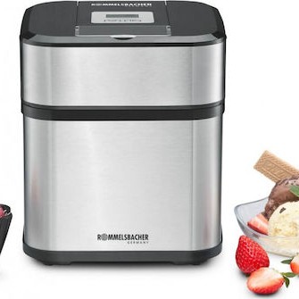 Rommelsbacher IM 12 Παγωτομηχανή 1.5lt Ασημί