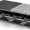 Rommelsbacher RCS 1350 Επιτραπέζια Ηλεκτρική Ψησταριά Raclette Λείας και Αυλακωτής Πλάκας 1350W με Ρυθμιζόμενο Θερμοστάτη 48.5x23.3εκ.