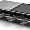Rommelsbacher RCS 1350 Επιτραπέζια Ηλεκτρική Ψησταριά Raclette Λείας και Αυλακωτής Πλάκας 1350W με Ρυθμιζόμενο Θερμοστάτη 48.5x23.3εκ.